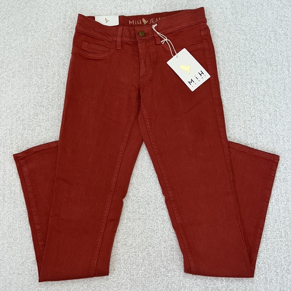 Anthropologie Jeans Nwt Mih Jeans Anthropologie Vienna 5 Pocket Super Skinny Leg 26 Burnt